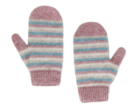 STRIPED MITTENS