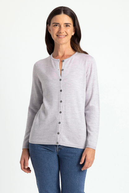 L/S CLASSIC BUTTON CARDIGAN