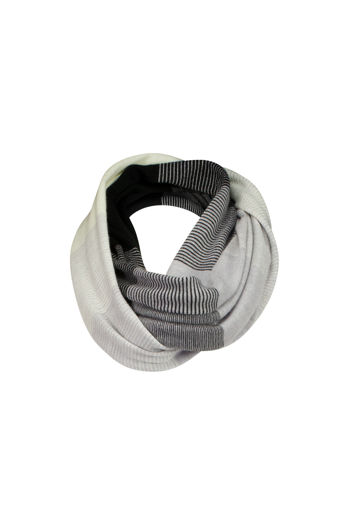 GRADUATED STRIPE INFINITY SCARF