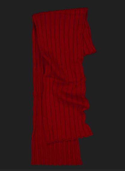 MERINO RIB SCARF