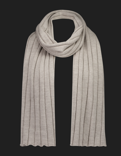 MERINO RIB SCARF
