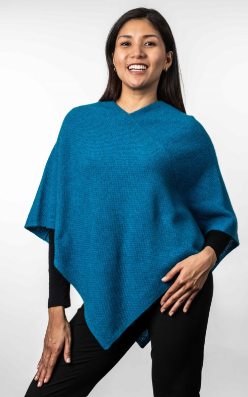MOSS STITCH PONCHO