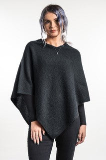 MOSS STITCH PONCHO