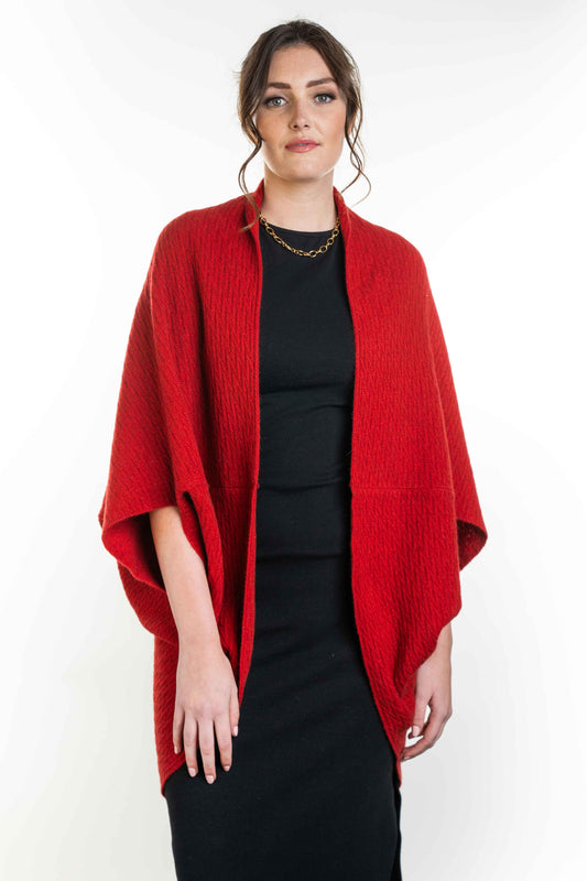 TEXTURED SHRUG