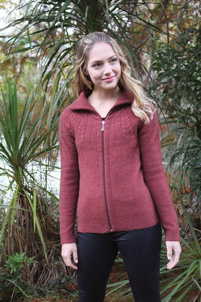 RANGITOTO CABLE JACKET - Woolshed Gallery