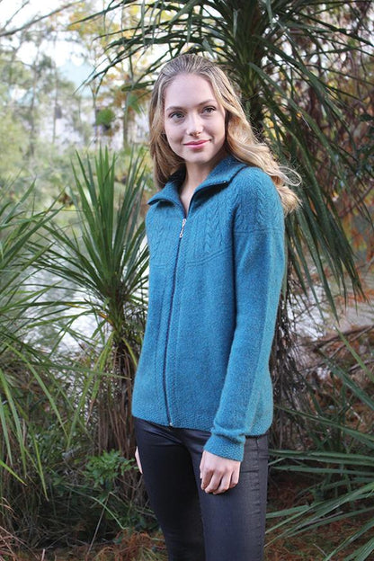 RANGITOTO CABLE JACKET - Woolshed Gallery