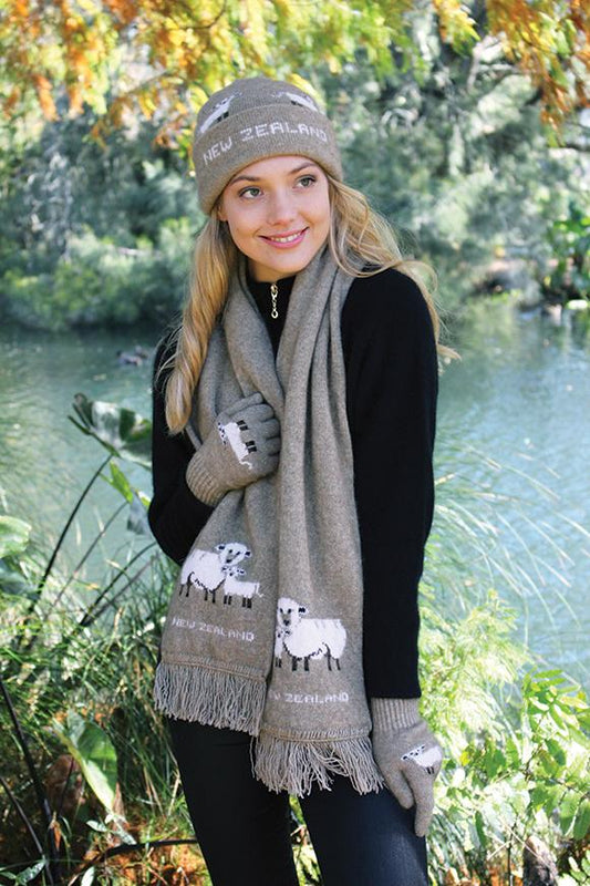 SHEEP SCARF - Woolshed Gallery