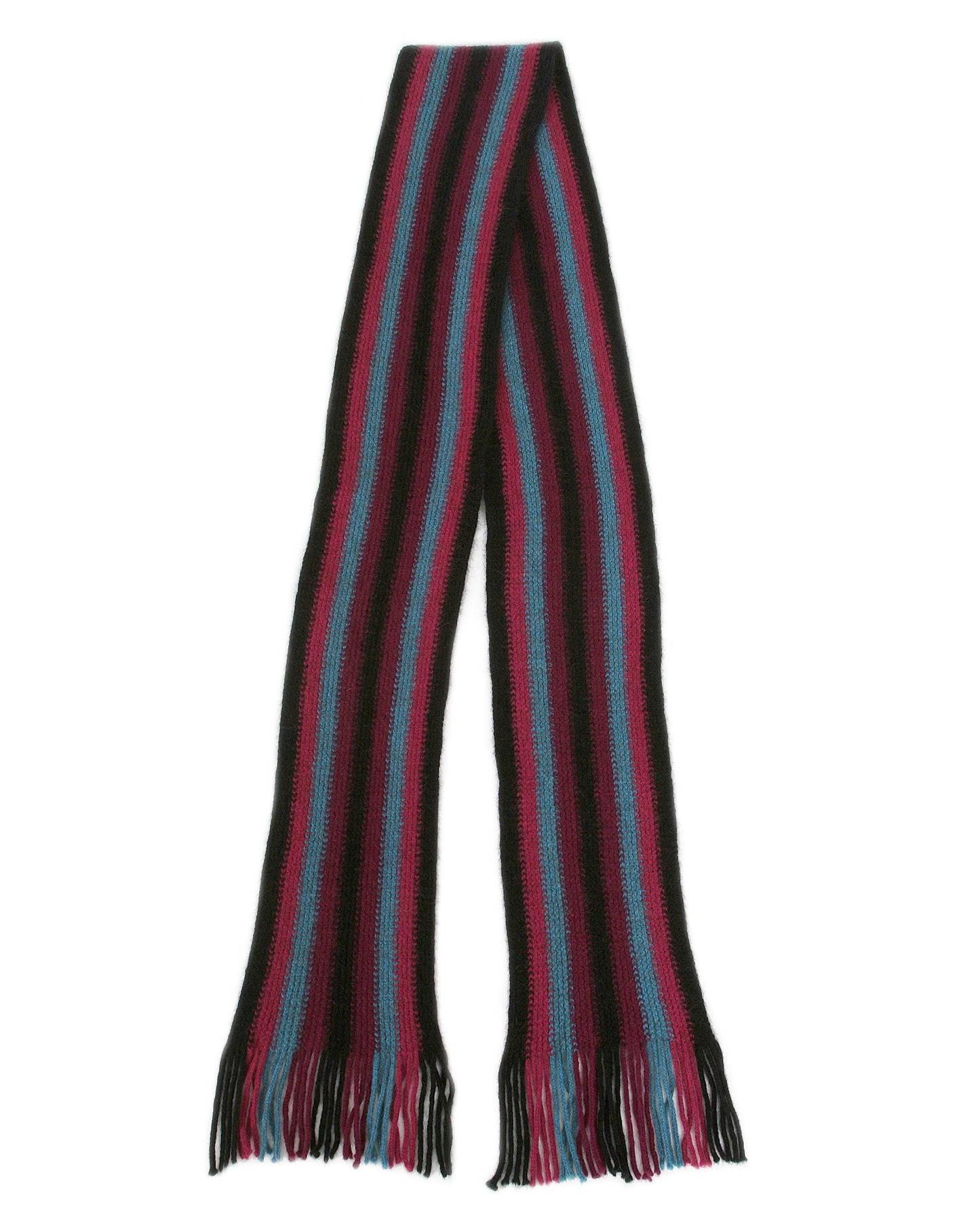 LONG VERTICAL STRIPED SCARF - Woolshed Gallery