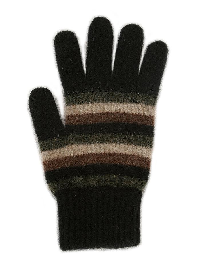 MULTI STRIPED GLOVE - Woolshed Gallery