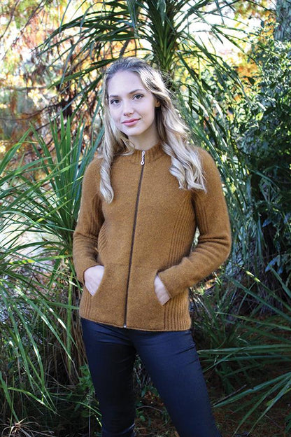RIB DETAIL JACKET WITH POCKETS - Woolshed Gallery