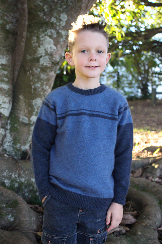 BOY'S STRIPED JUMPER - Woolshed Gallery