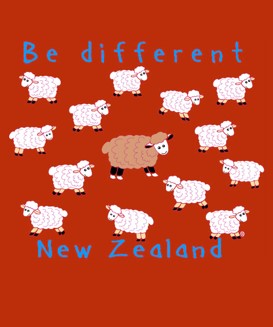 CHILDRENS TEE - BE DIFFERENT SHEEP