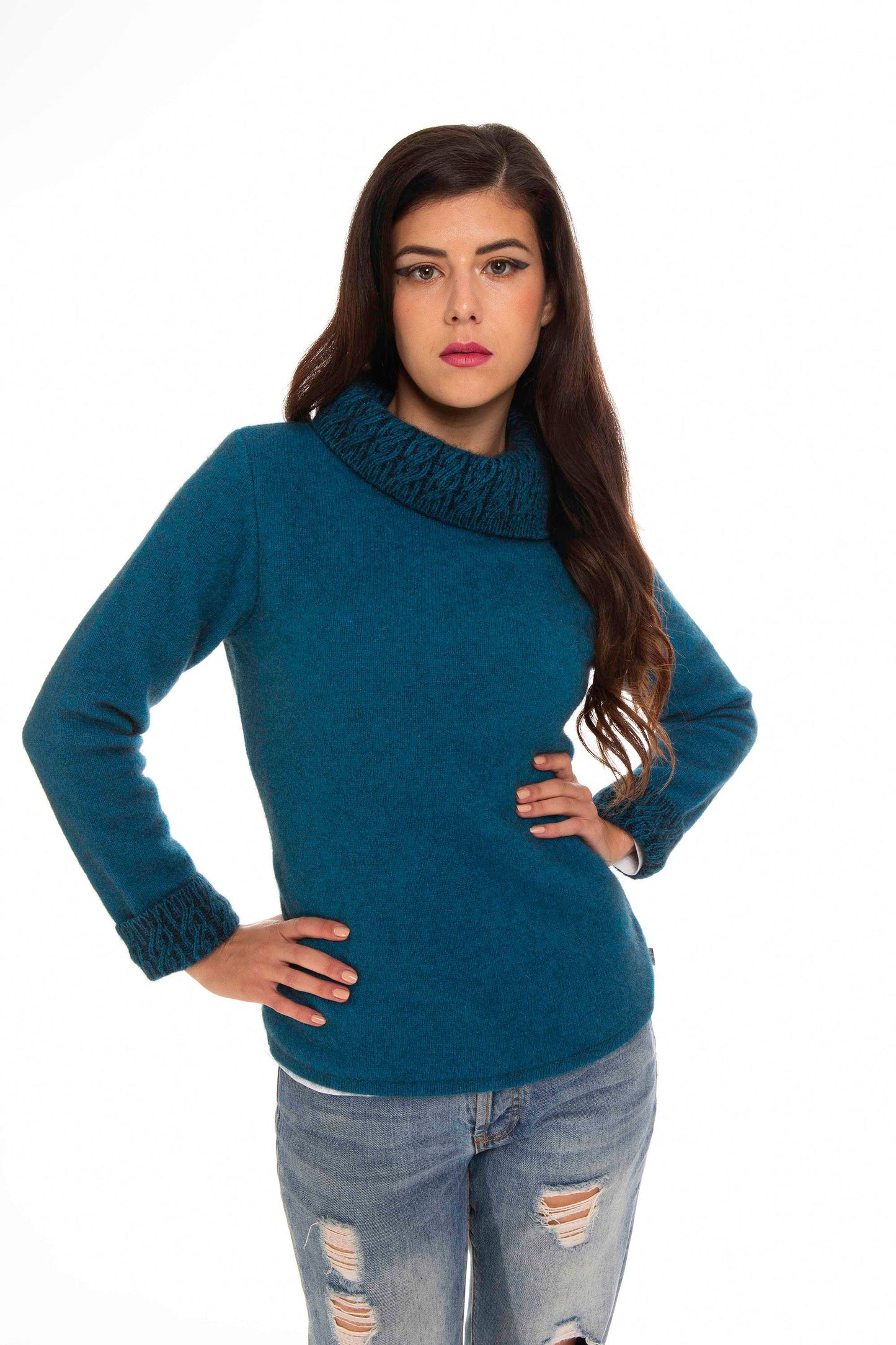 TWO TONE JUMPER - Woolshed Gallery