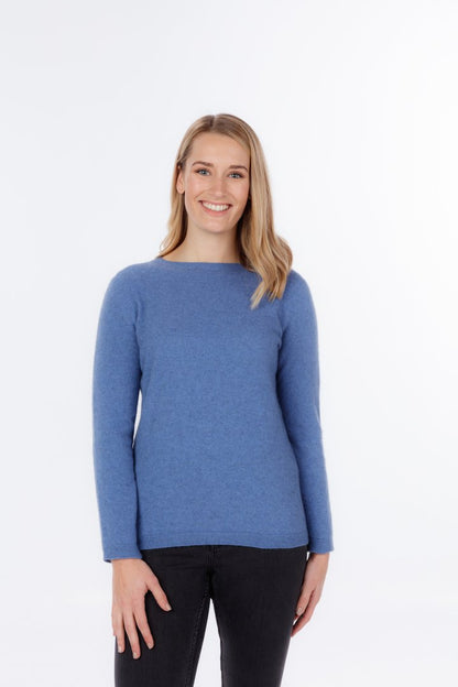 CREW NECK PLAIN SWEATER - Woolshed Gallery