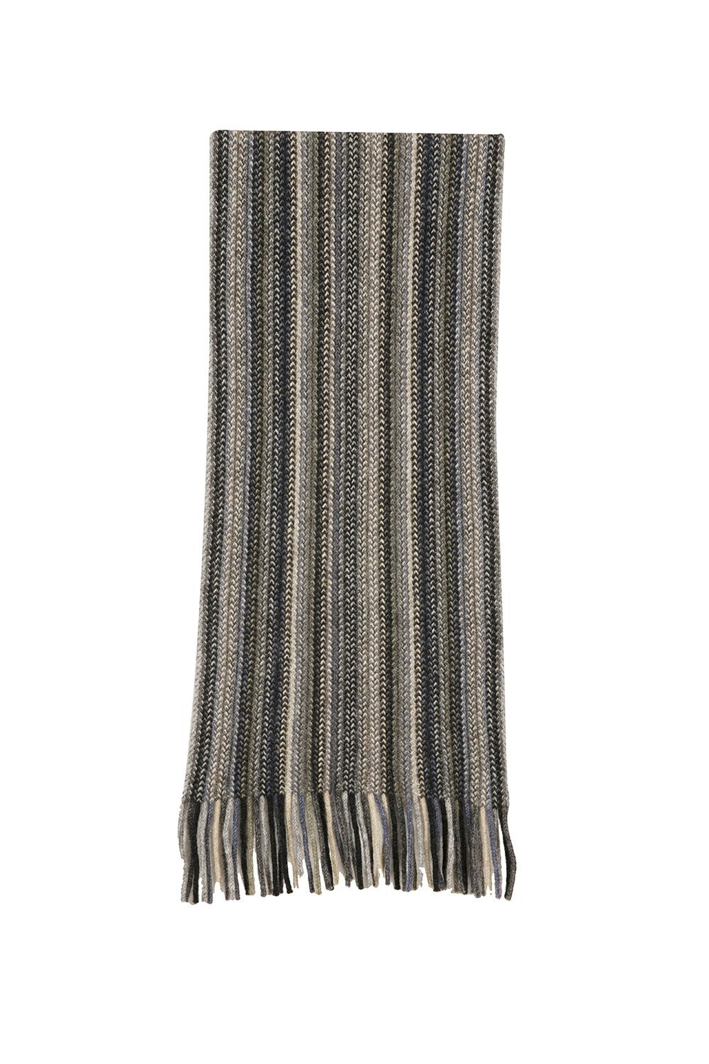 MULTI STRIPED SCARF - Woolshed Gallery