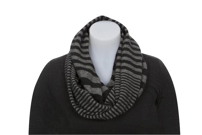 STRIPED ENDLESS SCARF - Woolshed Gallery